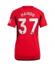 Manchester United Kobbie Mainoo #37 Hemmatröja Kvinnor 2023-24 Kortärmad