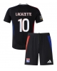 Olympique Lyonnais Alexandre Lacazette #10 Bortatröja Barn 2024-25 Kortärmad (+ Korta byxor)