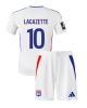 Olympique Lyonnais Alexandre Lacazette #10 Hemmatröja Barn 2024-25 Kortärmad (+ Korta byxor)