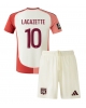 Olympique Lyonnais Alexandre Lacazette #10 Tredjeställ Barn 2024-25 Kortärmad (+ Korta byxor)