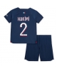 Paris Saint-Germain Achraf Hakimi #2 Hemmatröja Barn 2023-24 Kortärmad (+ Korta byxor)