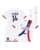 Paris Saint-Germain Desire Doue #14 Bortatröja Barn 2024-25 Kortärmad (+ Korta byxor)