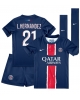 Paris Saint-Germain Lucas Hernandez #21 Hemmatröja Barn 2024-25 Kortärmad (+ Korta byxor)