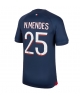 Paris Saint-Germain Nuno Mendes #25 Hemmatröja 2023-24 Kortärmad