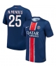 Paris Saint-Germain Nuno Mendes #25 Hemmatröja 2024-25 Kortärmad