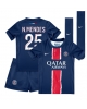 Paris Saint-Germain Nuno Mendes #25 Hemmatröja Barn 2024-25 Kortärmad (+ Korta byxor)