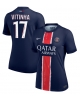 Paris Saint-Germain Vitinha #17 Hemmatröja Kvinnor 2024-25 Kortärmad