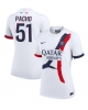 Paris Saint-Germain Willian Pacho #51 Bortatröja Kvinnor 2024-25 Kortärmad