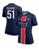 Paris Saint-Germain Willian Pacho #51 Hemmatröja Kvinnor 2024-25 Kortärmad