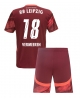 RB Leipzig Arthur Vermeeren #18 Bortatröja Barn 2024-25 Kortärmad (+ Korta byxor)