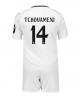 Real Madrid Aurelien Tchouameni #14 Hemmatröja Barn 2024-25 Kortärmad (+ Korta byxor)