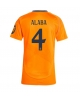 Real Madrid David Alaba #4 Bortatröja Kvinnor 2024-25 Kortärmad