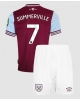 West Ham United Crysencio Summerville #7 Hemmatröja Barn 2024-25 Kortärmad (+ Korta byxor)