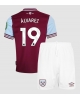 West Ham United Edson Alvarez #19 Hemmatröja Barn 2024-25 Kortärmad (+ Korta byxor)