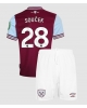 West Ham United Tomas Soucek #28 Hemmatröja Barn 2024-25 Kortärmad (+ Korta byxor)